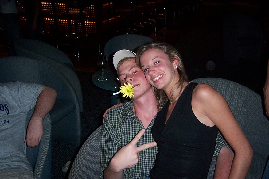 Adam and Alex... nice flower there Adam!