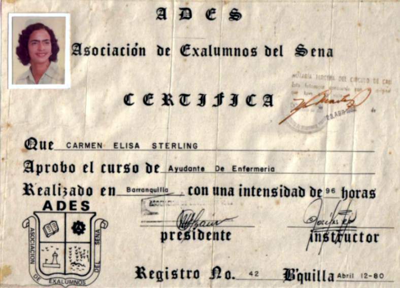 Diploma de Ayudante de Enfermeria