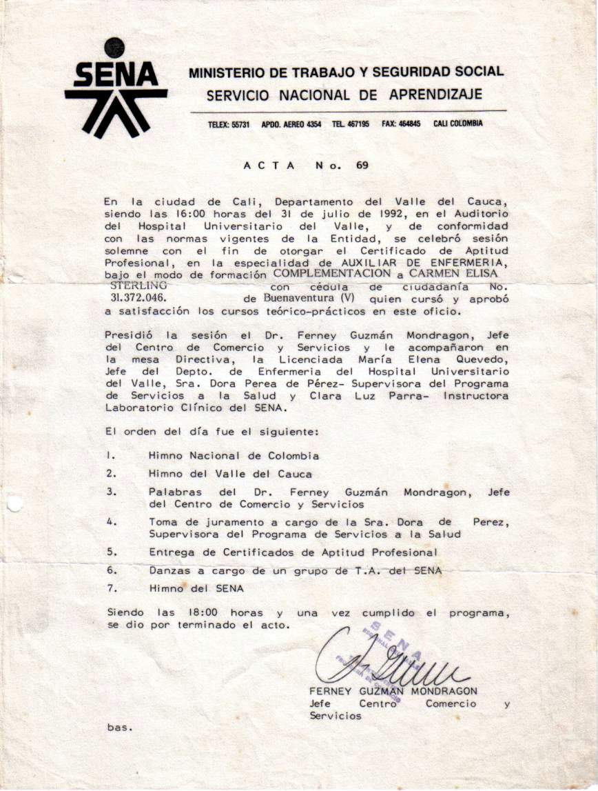 Acta de Grado