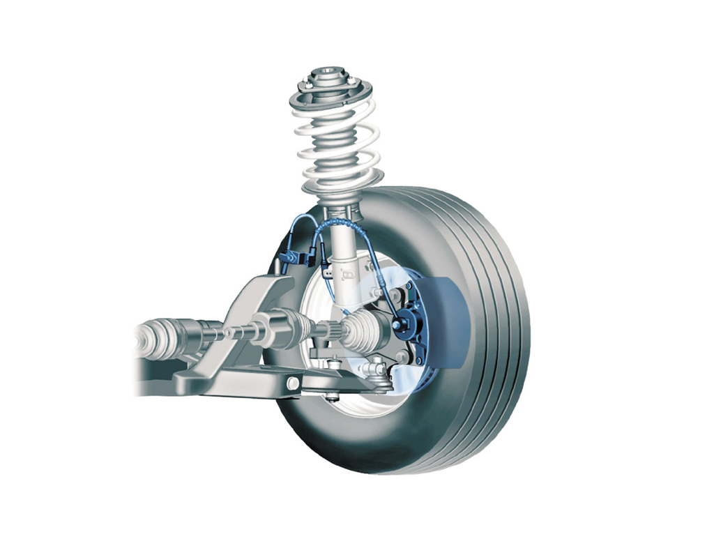 MacPherson strut, front. Chrysler PT Cruiser