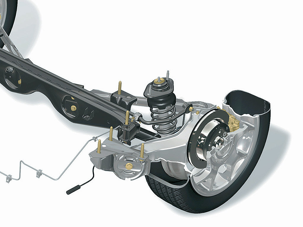 Multi link, rear. Mini 2002