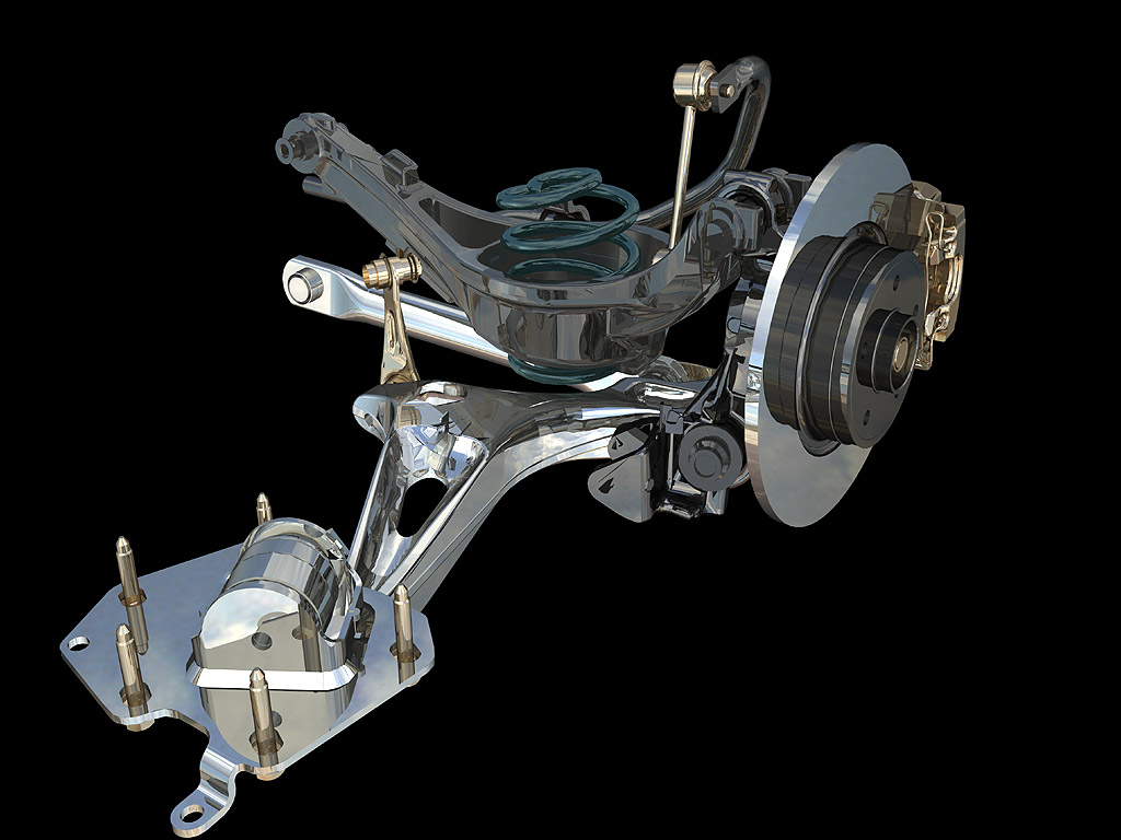 Multi link, rear. Renault Vel Satis.