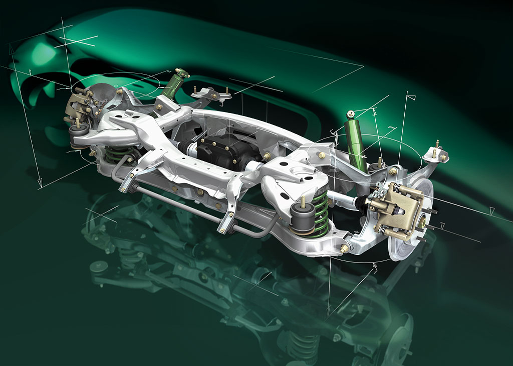 Multi link, rear. Jaguar X-Type.