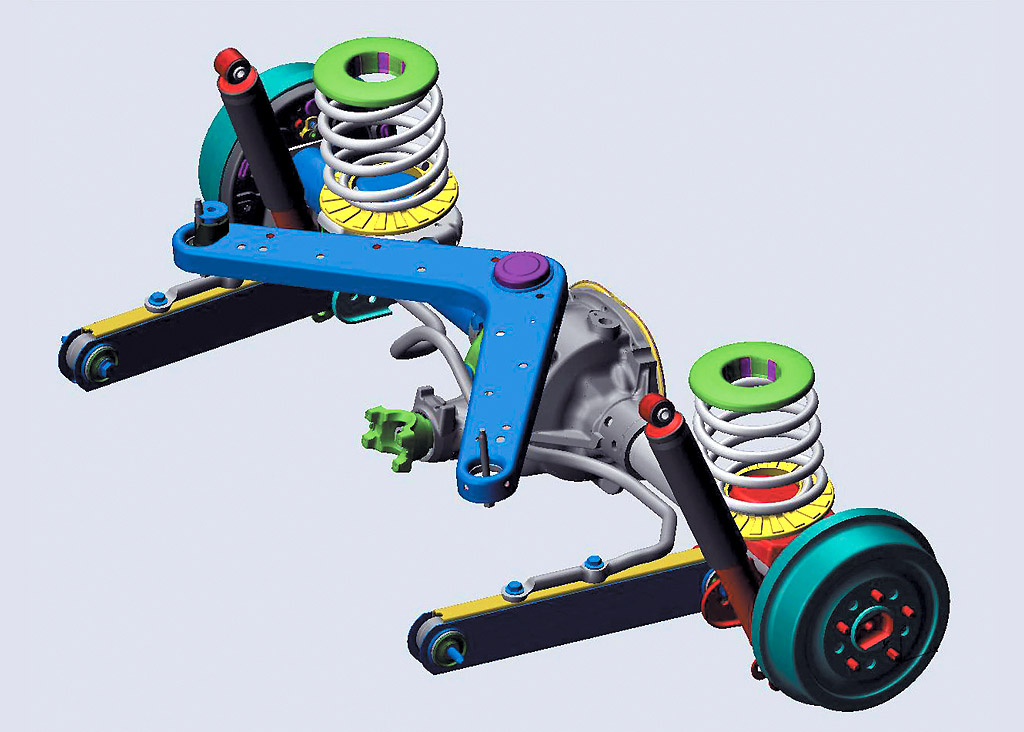 Rigid Axle, rear. Jeep Liberty.