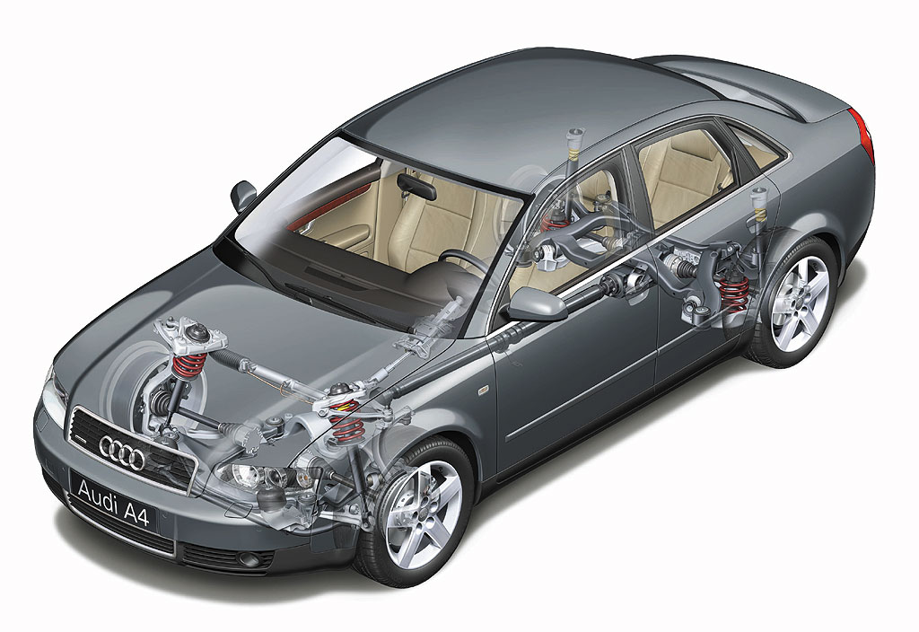 Short_long arm. Audi A4.