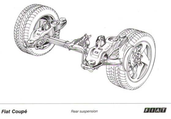 Trailing arm. Fiat Coupe.