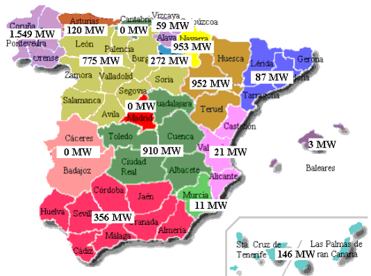 Mapa de Espa�a