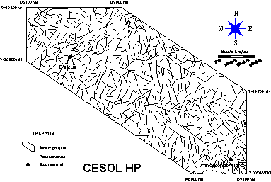 Mapa de fotolineamentos