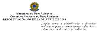 Resolu&ccedil;&atilde;o CONAMA 396