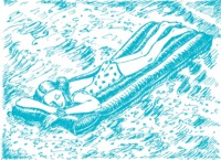 girl on float