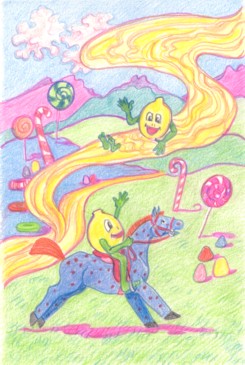 puppet in a stream