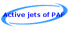 Active jets of PAF