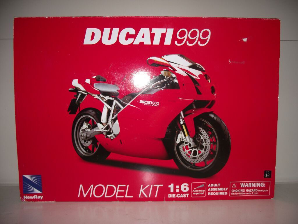 NewRay 16 Scale Ducati 999 Motorbike Model Kit eBay