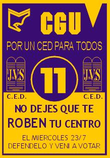 El 23 de julio defend� tu Centro, ven� a votar
