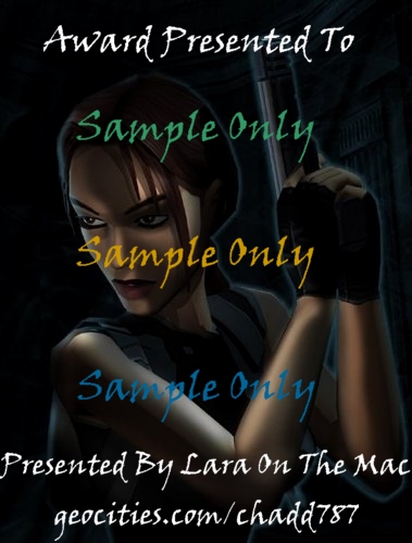 Sample Award