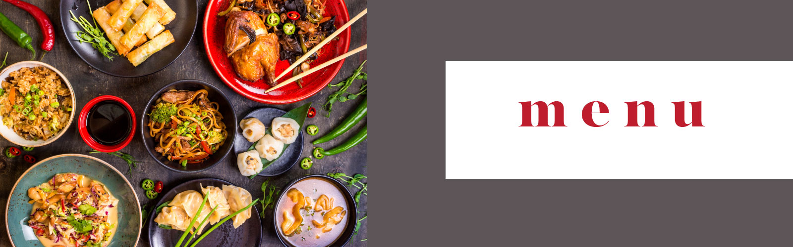 menu banner