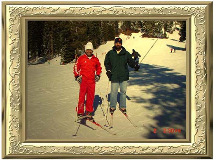 Me and Randhawa at Ski Time
