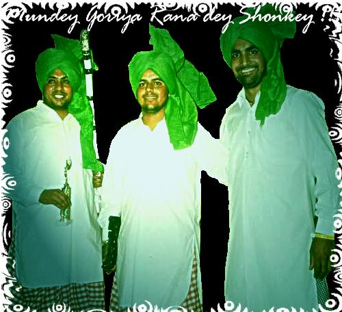 Mithu Sandhu,Our Teacher Lal Singh Bhatti, Me and Vicky Randhawa.