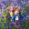 KnittedMerry and KnittedPippin in the Bluebell Wood 
by Llinos