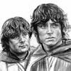 Sam and Frodo in Ithilien
by Hisstah