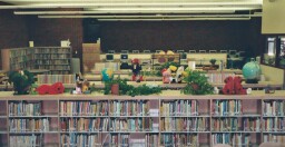 A picture of lab and library.