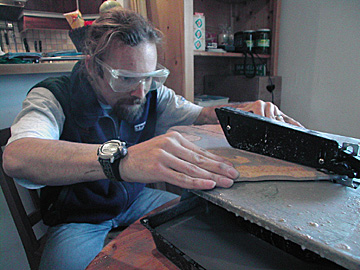 Wwwrrrrrrreeeeeeeesssshhhh - electric tile cutting saws are fab!