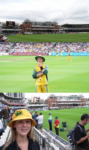 Welcome to Lords, The Home of Cricket; Binga enjoyed playing up to the crowd; Sal loved the tied final