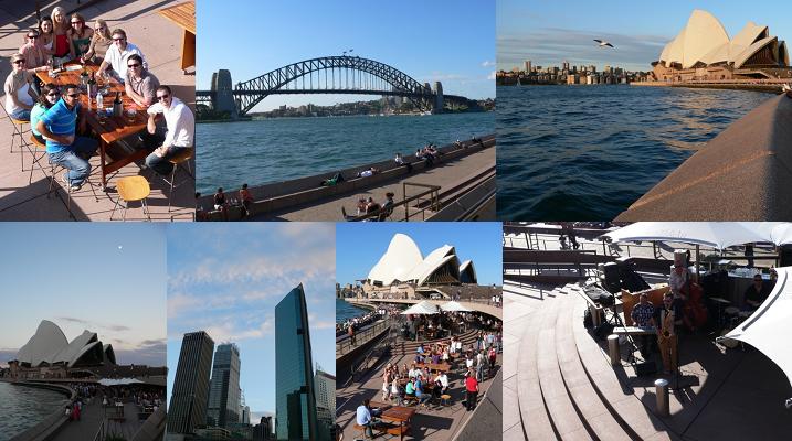 Sydney�s Opera Bar, where we celebrated Haley�s birthday. Best view of the best city in the world!