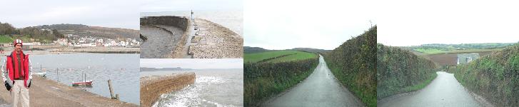Lime Regis and the hedge bordered roads of England's countryside