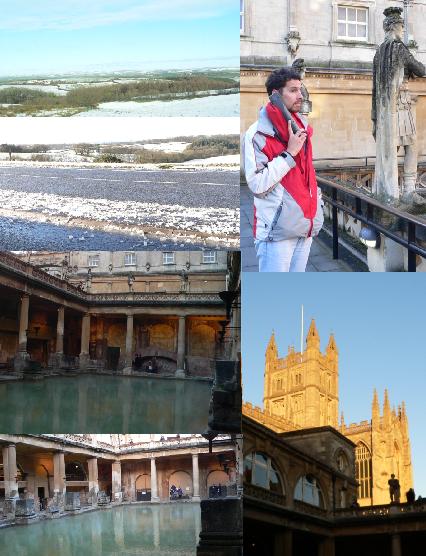 Breathtaking Bath and our first white christmas