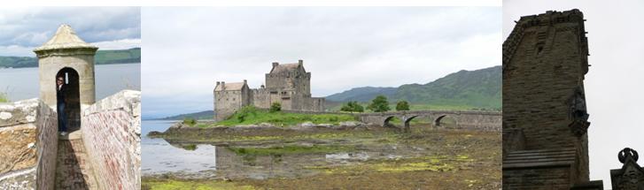 Guardsmen Sally (Fort George); Eilean Donan Castle; Wallace Monument