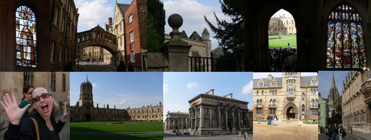 Many sites of Oxford with Candice and Nat