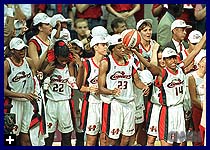 Image of the Houston Comets 1999 Championship Team.