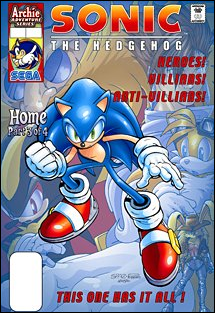 Sonic the Hedgehog Issue 133's cover
