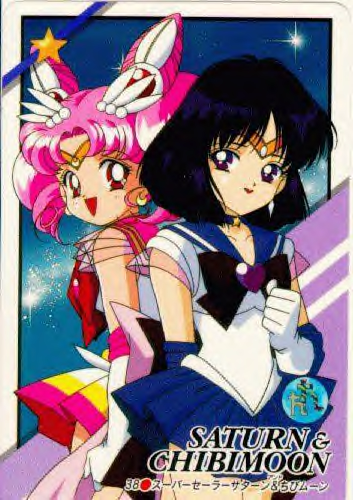 SAILOR MINI MOON & SAILOR SATURN