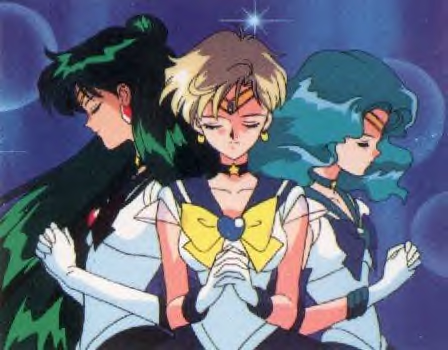 SAILOR PLUTO, URANUS, AND NEPTUNE