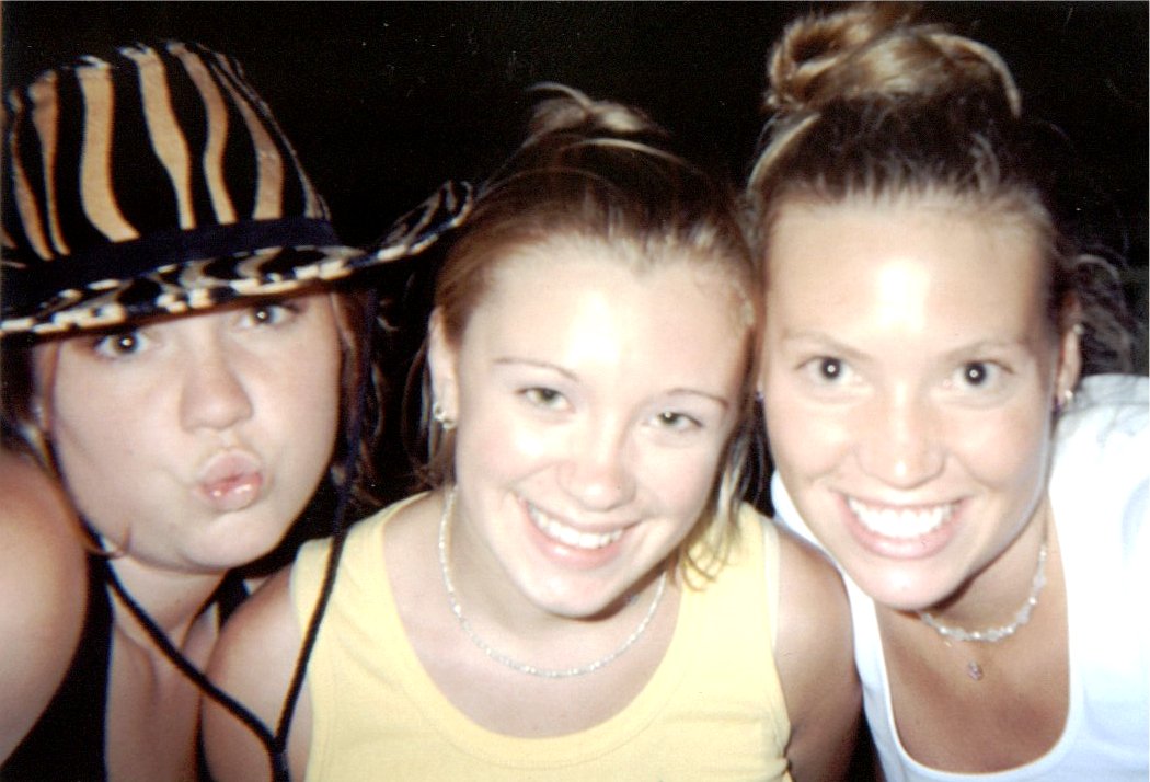 Me, Holly and Skye at Lake Elmo in the middle of the night in Billings. YAY!