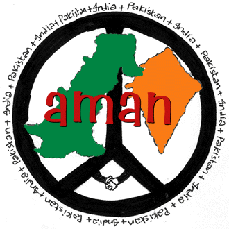 Dismembered map of India - official Pakistani and Sabrang version