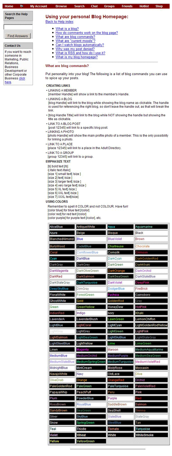 blog help
