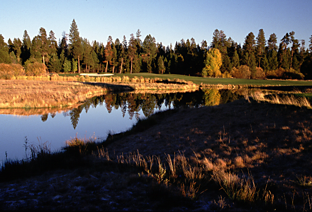 Sunriver Meadows golf course fourth tee box