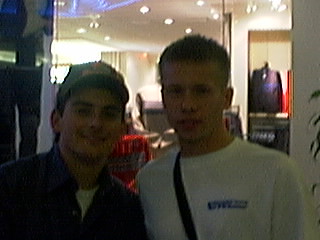 Me with Brad Paisley, a rising country music star.