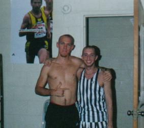 Adam and Steve, two of my very good running friends from Heidelberg.