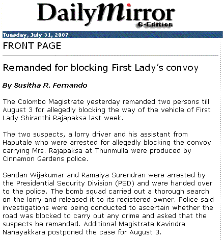 FirstLady issue