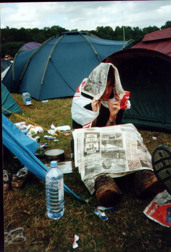 Chris on day 2 of Reading 2000