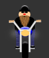 Biker animation by Charlotte.