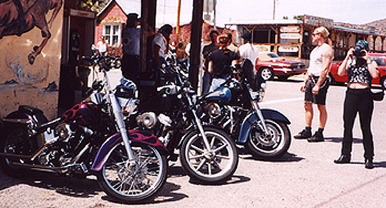 Cyndy and the rest of the gang in Chloride, AZ.