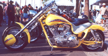 Yellow bike. Click to enlarge.