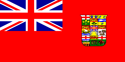 Canadian dominion flag