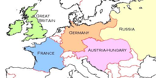 Europe in 1872