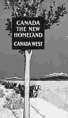 Canadian immigration poster